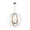 Nuvo Fixture, Pendant, 6-Lght, Incandescent, 60W, 120V, B10, Candelabra Bse, Style: Glam 60/7058 - alternate 3